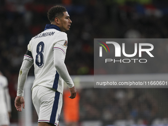 Jude Bellingham of England participates in the football game between England and Greece for the UEFA Nations League 2024/25 League B Group B...