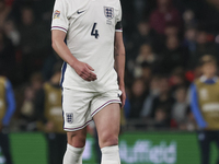 Declan Rice of England participates in the football game between England and Greece for the UEFA Nations League 2024/25 League B Group B2 ma...