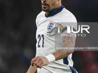 Dominic Solanke of England participates in the football game between England and Greece for the UEFA Nations League 2024/25 League B Group B...