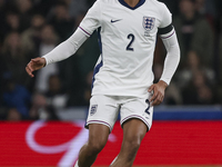 Trent Alexander-Arnold of England has the ball during the football game between England and Greece for the UEFA Nations League 2024/25 Leagu...