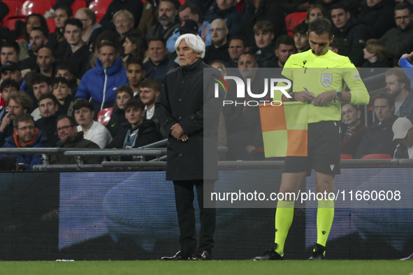 Coach Ivan Jovanovic manages Greece during the football game between England and Greece for the UEFA Nations League 2024/25 League B Group B...