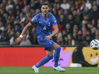 Ntinos Mavropanos of Greece participates in the football game between England and Greece for the UEFA Nations League 2024/25 League B Group...