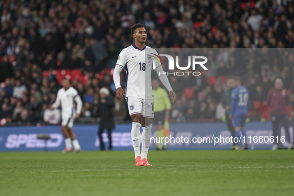 Ollie Watkins of England participates in the football game between England and Greece for the UEFA Nations League 2024/25 League B Group B2...