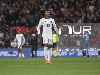 Ollie Watkins of England participates in the football game between England and Greece for the UEFA Nations League 2024/25 League B Group B2...