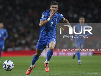 Konstantinos Koulierakis of Greece runs for the ball during the football game between England and Greece for the UEFA Nations League 2024/25...