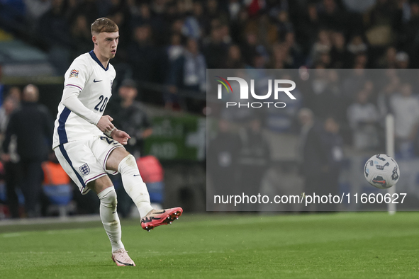 Cole Palmer of England participates in the football game between England and Greece for the UEFA Nations League 2024/25 League B Group B2 ma...