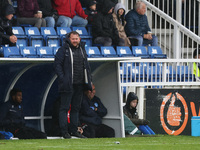 Hartlepool manager Darren Sarll is present during the FA Cup Fourth Qualifying Round match between Hartlepool United and Brackley Town at Vi...