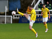 Shane Byrne of Brackley Town participates in the FA Cup Fourth Qualifying Round match between Hartlepool United and Brackley Town at Victori...