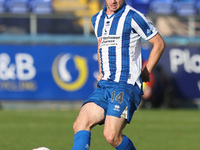 Nathan Sheron of Hartlepool United participates in the FA Cup Fourth Qualifying Round match between Hartlepool United and Brackley Town at V...