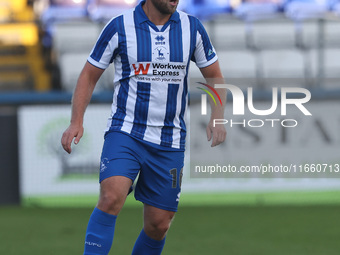 Nicky Featherstone of Hartlepool United participates in the FA Cup Fourth Qualifying Round match between Hartlepool United and Brackley Town...