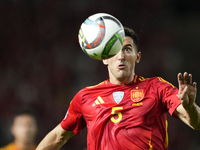 Dani Vivian centre-back of Spain and Athletic Bilbao during the UEFA Nations League 2024/25 League A Group A4 match between Spain and Denmar...