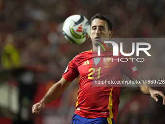 Mikel Oyarzabal centre-forward of Spain and Real Sociedad during the UEFA Nations League 2024/25 League A Group A4 match between Spain and D...