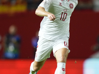 Christian Eriksen central midfield of Denmark and Manchester United during the UEFA Nations League 2024/25 League A Group A4 match between S...