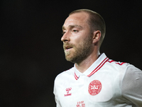 Christian Eriksen central midfield of Denmark and Manchester United during the UEFA Nations League 2024/25 League A Group A4 match between S...