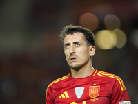 Mikel Oyarzabal centre-forward of Spain and Real Sociedad during the UEFA Nations League 2024/25 League A Group A4 match between Spain and D...