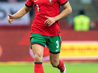 Ruben Dias is playing during the  UEFA Nations League 2024 League A Group A1 match between Poland and Portugal , at the PGE Narodowy in Wars...