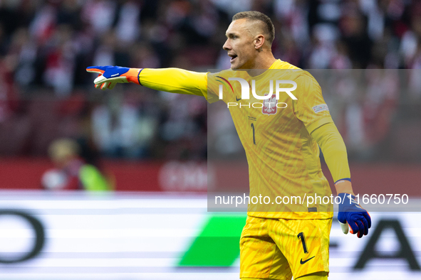 Lukasz Skorupski is playing during the  UEFA Nations League 2024 League A Group A1 match between Poland and Portugal , at the PGE Narodowy i...