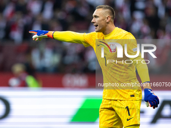 Lukasz Skorupski is playing during the  UEFA Nations League 2024 League A Group A1 match between Poland and Portugal , at the PGE Narodowy i...