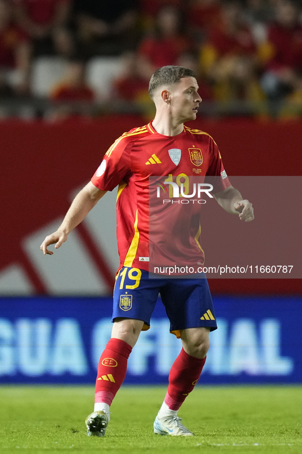 Sergio Gomez right winger of Spain and Real Sociedad during the UEFA Nations League 2024/25 League A Group A4 match between Spain and Denmar...