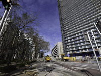 Damage occurs in the Tampa region, Florida, after Hurricane Milton hits the coast on August 9. (