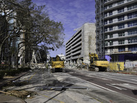 Damage occurs in the Tampa region, Florida, after Hurricane Milton hits the coast on August 9. (