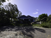 Damage occurs in the Tampa region, Florida, after Hurricane Milton hits the coast on August 9. (