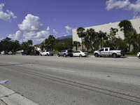 Damage occurs in the Tampa region, Florida, after Hurricane Milton hits the coast on August 9. (