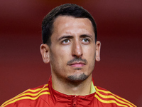 Mikel Oyarzabal of Spain looks on before the UEFA Nations League 2024/25 League A Group A4 game between Spain and Denmark at Enrique Roca st...