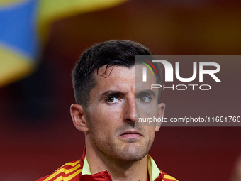 Vivian of Spain looks on before the UEFA Nations League 2024/25 League A Group A4 game between Spain and Denmark at Enrique Roca stadium in...