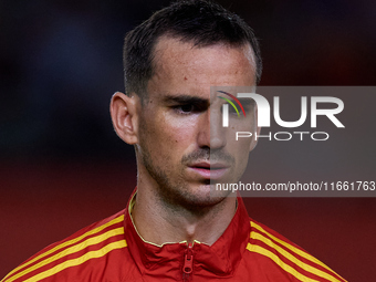 Fabian of Spain looks on before the UEFA Nations League 2024/25 League A Group A4 game between Spain and Denmark at Enrique Roca stadium in...