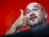 KNVB Photographer Roy Lazet attends the press conference for the Netherlands at the Allianz Arena for the UEFA Nations League, League phase,...