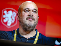 KNVB Photographer Roy Lazet attends the press conference for the Netherlands at the Allianz Arena for the UEFA Nations League, League phase,...