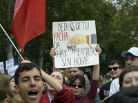 Madrid stands for the right to decent housing. Almost 40 collectives take to the streets in Madrid, Spain, on October 13, 2024, to fight aga...