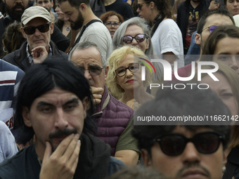 Madrid stands for the right to decent housing. Almost 40 collectives take to the streets in Madrid, Spain, on October 13, 2024, to fight aga...