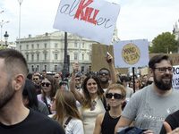 Madrid stands for the right to decent housing. Almost 40 collectives take to the streets in Madrid, Spain, on October 13, 2024, to fight aga...