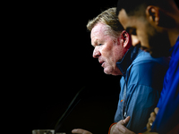 Netherlands trainer Ronald Koeman speaks during the press conference at the Allianz Arena for the UEFA Nations League, League phase, Matchda...