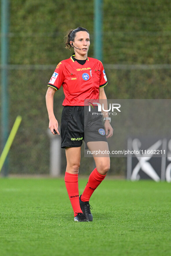 Referee Silvia Gasperotti officiates during the 6th day of the Serie A Femminile eBay Championship between S.S. Lazio and Napoli Femminile a...