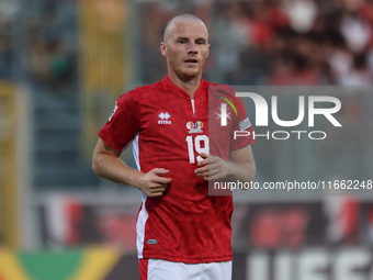 Trent Buhagiar of Malta participates in the UEFA Nations League, League D, Group D2 match between Malta and Moldova at the National Stadium...