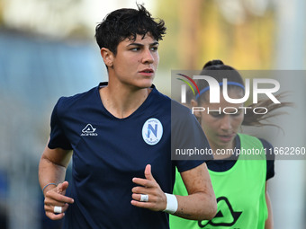 Paola Di Marino of Napoli Femminile participates in the 6th day of the Serie A Femminile eBay Championship between S.S. Lazio and Napoli Fem...