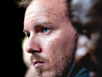 Germany trainer Julian Nagelsmann speaks during the press conference at the Allianz Arena for the UEFA Nations League, League phase, Matchda...