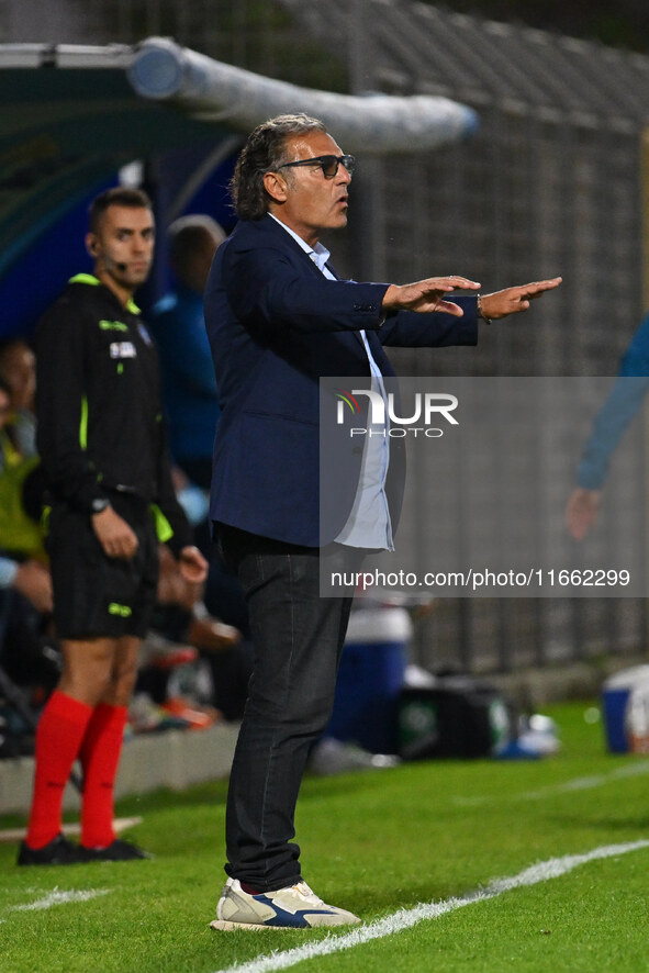 Salvatore Mango coaches Napoli Femminile during the 6th day of the Serie A Femminile eBay Championship between S.S. Lazio and Napoli Femmini...