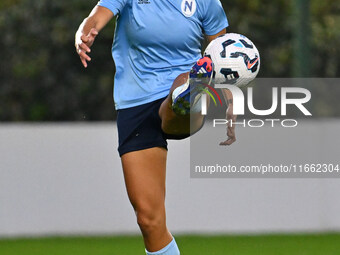 The action takes place during the 6th day of the Serie A Femminile eBay Championship between S.S. Lazio and Napoli Femminile at the Mirko Fe...