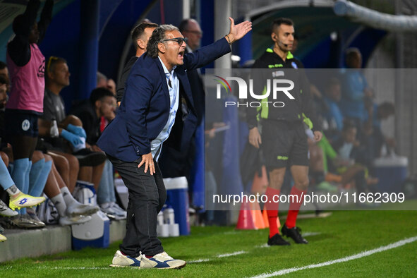 Salvatore Mango coaches Napoli Femminile during the 6th day of the Serie A Femminile eBay Championship between S.S. Lazio and Napoli Femmini...