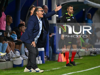 Salvatore Mango coaches Napoli Femminile during the 6th day of the Serie A Femminile eBay Championship between S.S. Lazio and Napoli Femmini...