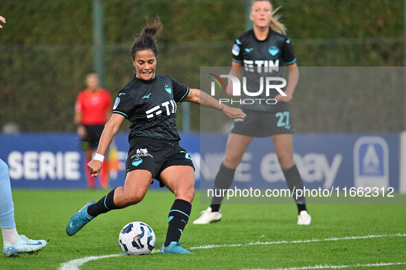 Flaminia Simonetti of S.S. Lazio is in action during the 6th day of the Serie A Femminile eBay Championship between S.S. Lazio and Napoli Fe...