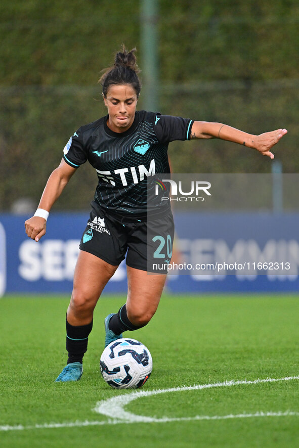 Flaminia Simonetti of S.S. Lazio is in action during the 6th day of the Serie A Femminile eBay Championship between S.S. Lazio and Napoli Fe...