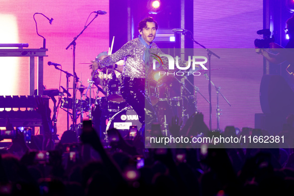 Moss Kena of Purple Disco Machine performs live at Fabrique in Milano, Italy, on October 12, 2024 