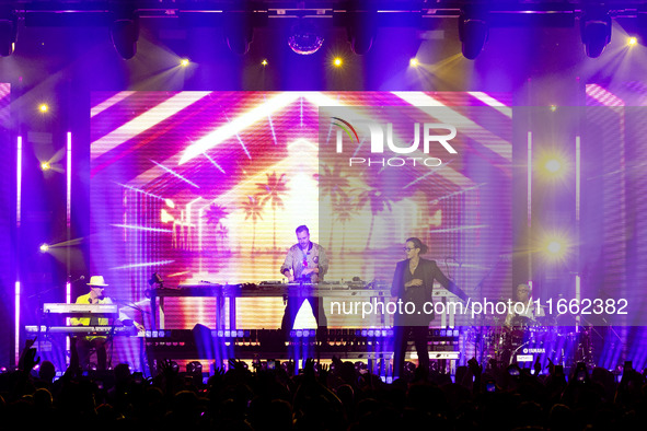 Julian Perretta of Purple Disco Machine performs live at Fabrique in Milano, Italy, on October 12, 2024 