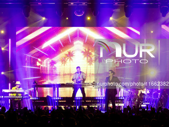 Julian Perretta of Purple Disco Machine performs live at Fabrique in Milano, Italy, on October 12, 2024 (