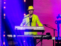 Matt Johnson from Purple Disco Machine performs live at Fabrique in Milano, Italy, on October 12, 2024. (